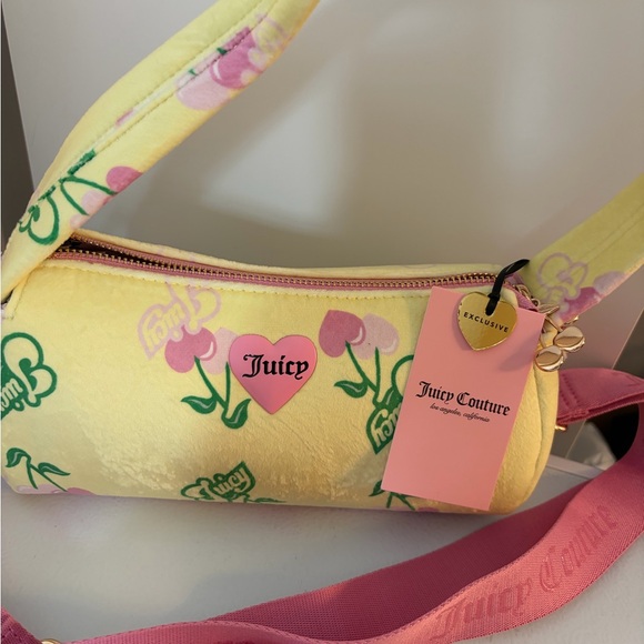 NEW JUICY COUTURE RETRO CHERRY SHOULDER BAG - Picture 2 of 3